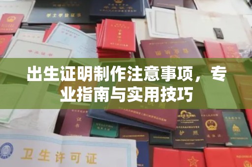 淡水出生证明制作注意事项，专业指南与实用技巧