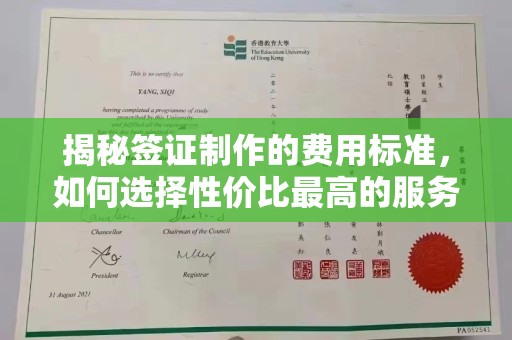 淡水揭秘签证制作的费用标准，如何选择性价比最高的服务？