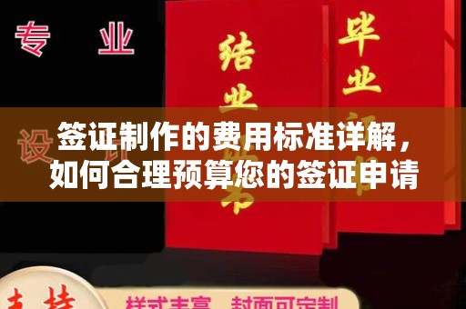 淡水签证制作的费用标准详解，如何合理预算您的签证申请成本